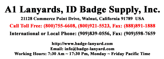 Badge Holder: Clear Vinyl Plastic ID Card Holder, Name Badges holders