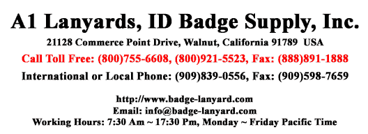 With very comfortable to 
wear 3/4" heavy duty polyester of webbing, LY-507HD custom imprinted lanyards can have one, two or three 
safety break away to have the multiple safety protection. Good for school, 
hospital, factory, or any place with extra safety required.