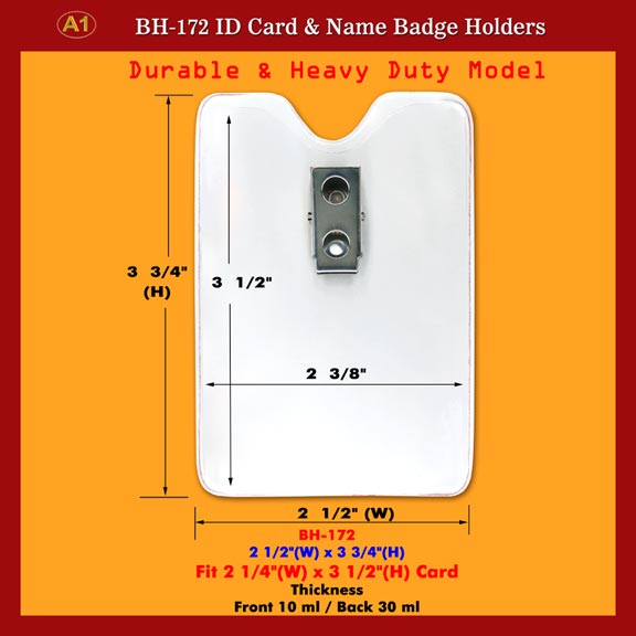 Durable and Heavy Duty ID Badge Holders Supply