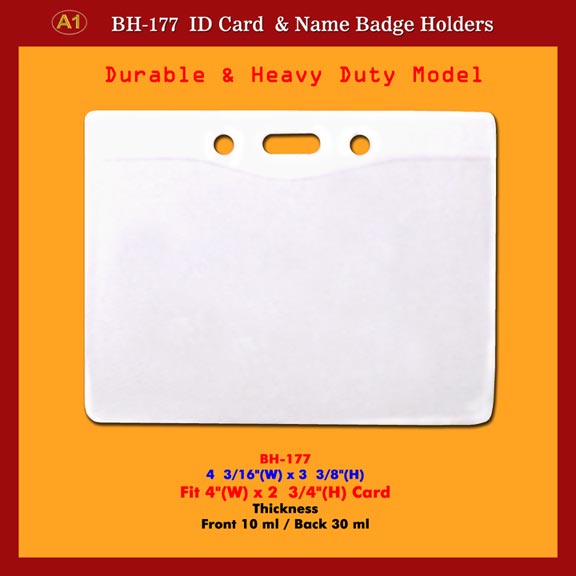 A1 Durable and Heavy Duty 4(w)x2 3/4 ID Badge Holders